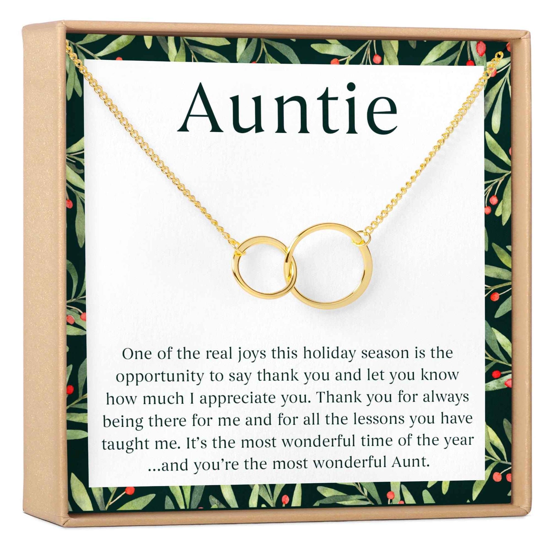 Christmas Gift for Aunt Necklace, Multiple Styles