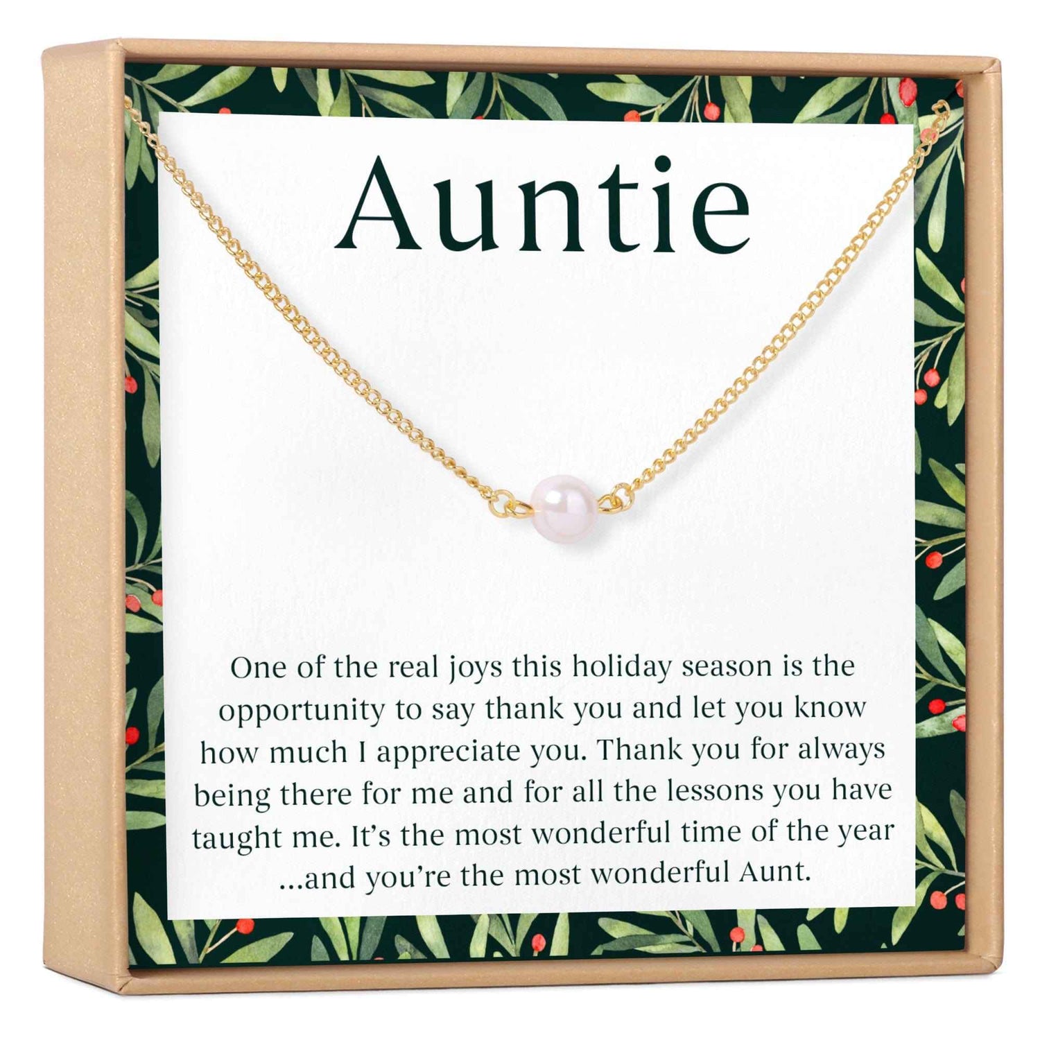 Christmas Gift for Aunt Necklace, Multiple Styles
