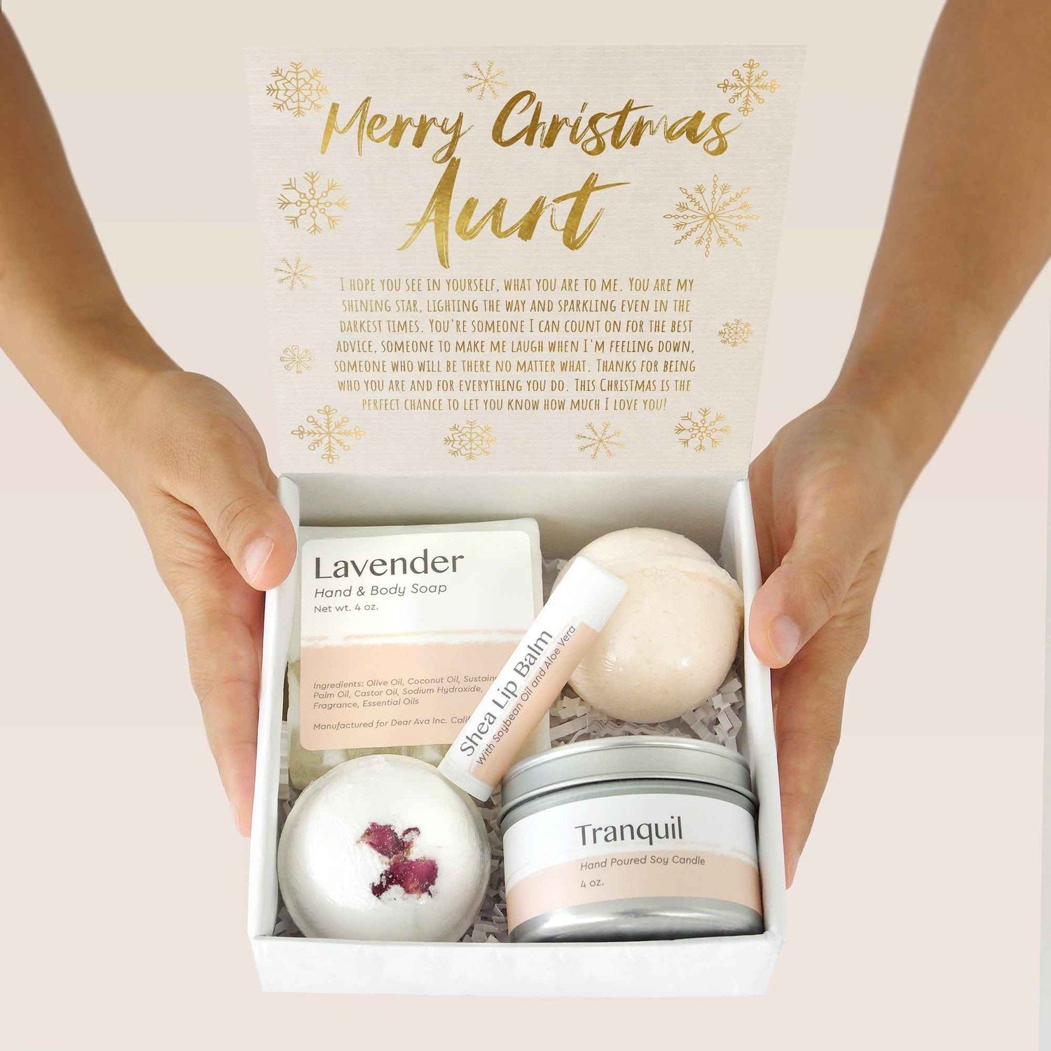 Christmas Gift for Aunt Spa Gift Box