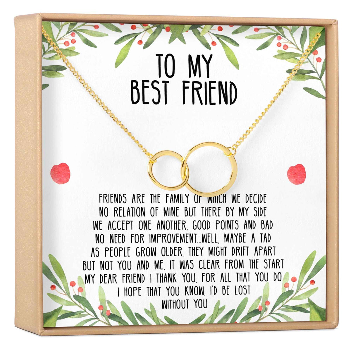 Christmas Gift for Best Friend Necklace, Multiple Styles