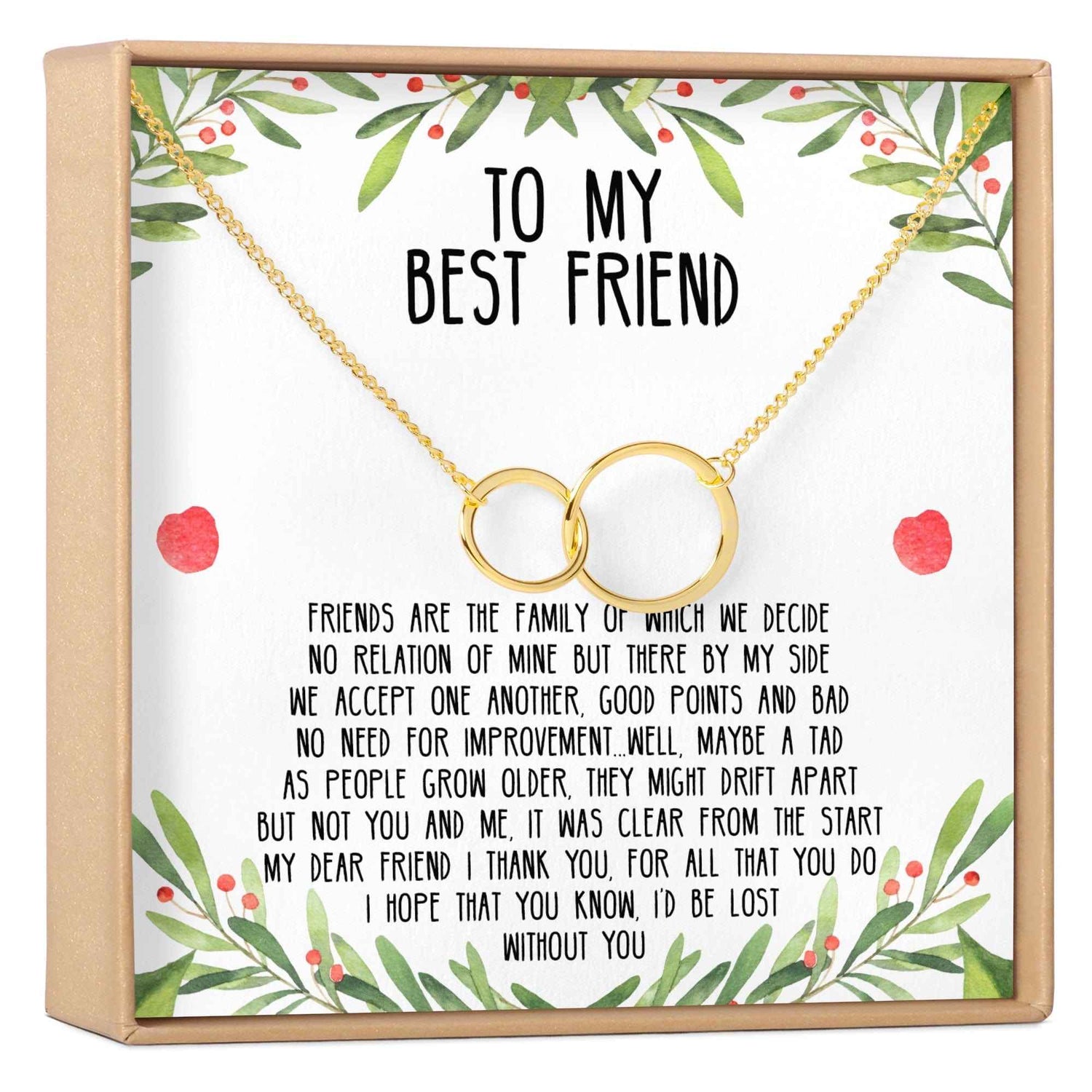 Christmas Gift for Best Friend Necklace, Multiple Styles
