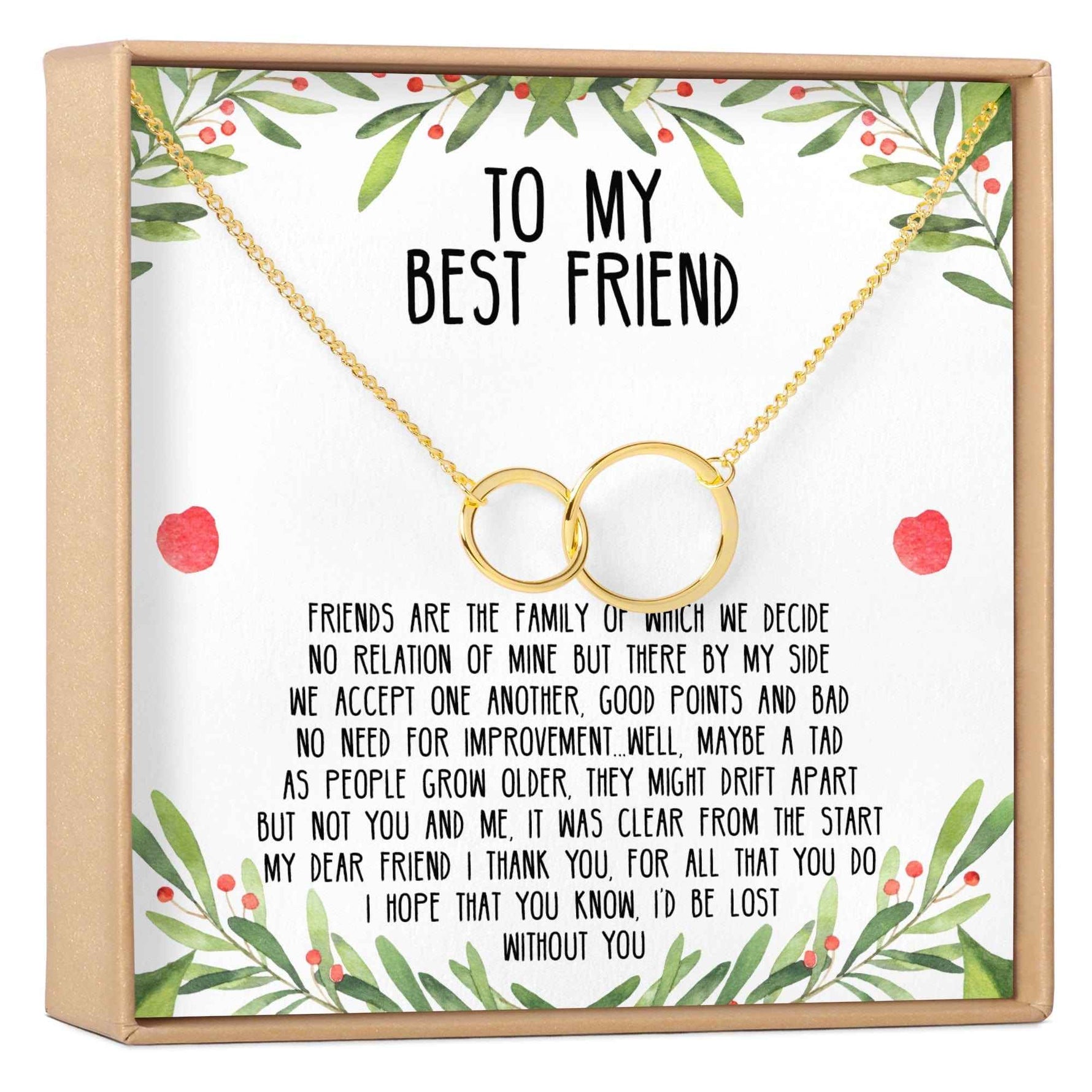 Christmas Gift for Best Friend Necklace, Multiple Styles