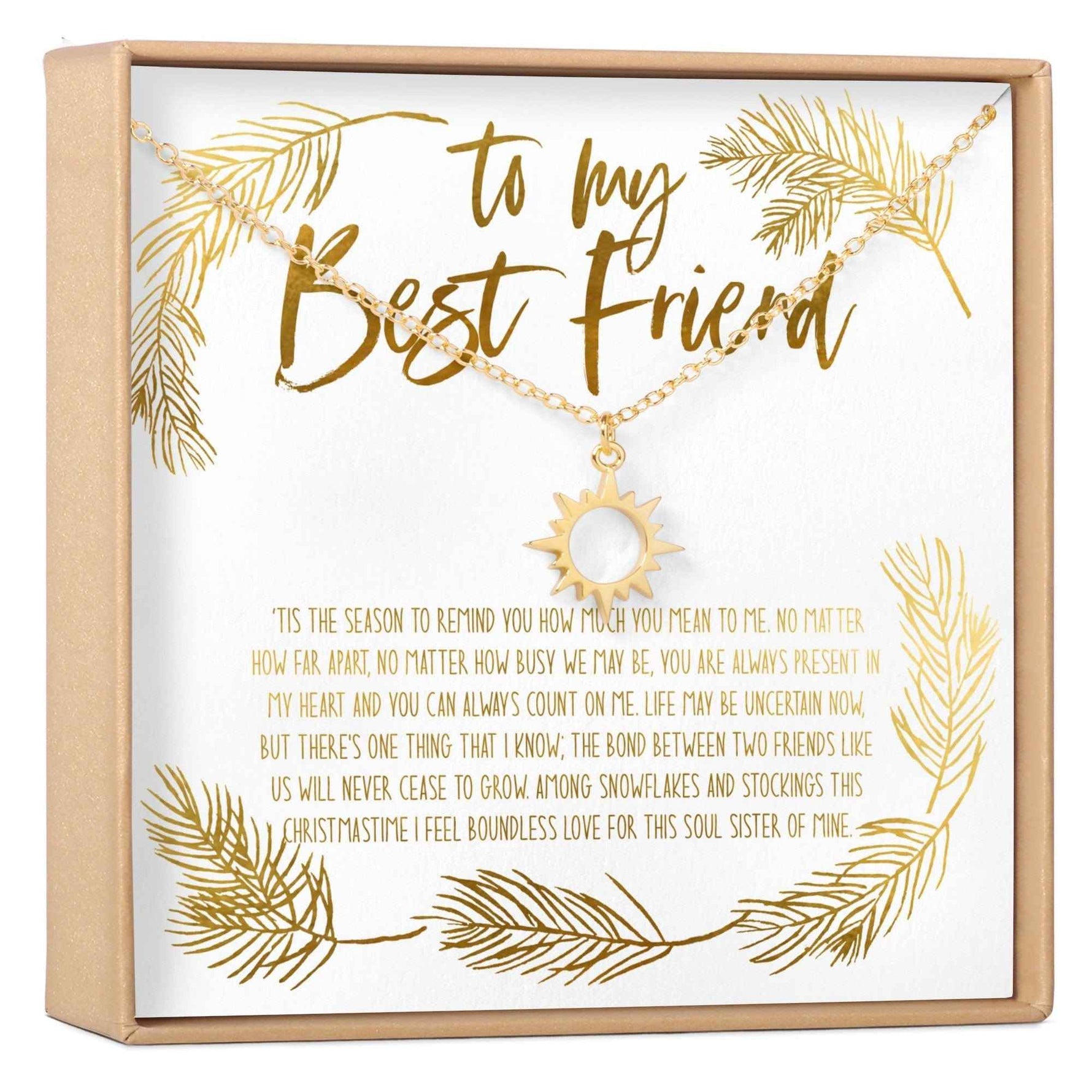 Christmas Gift for Best Friend Necklace, Multiple Styles