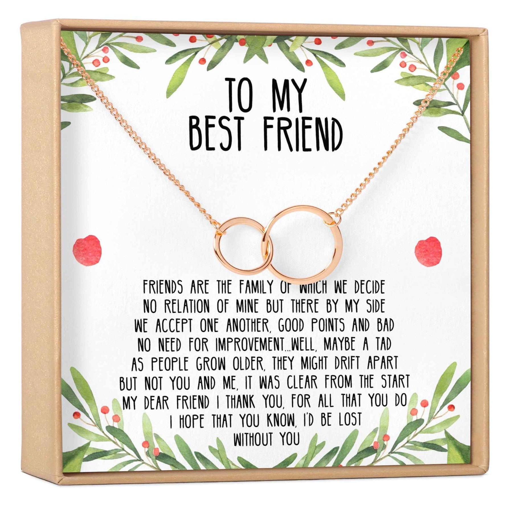 Christmas Gift for Best Friend Necklace, Multiple Styles