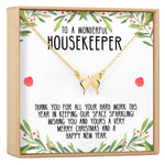Christmas Gift for Cleaners Butterfly Pendant Necklace