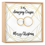 Christmas Gift for Cousin Necklace