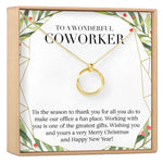 Christmas Gift for Coworker Necklace, Multiple Styles
