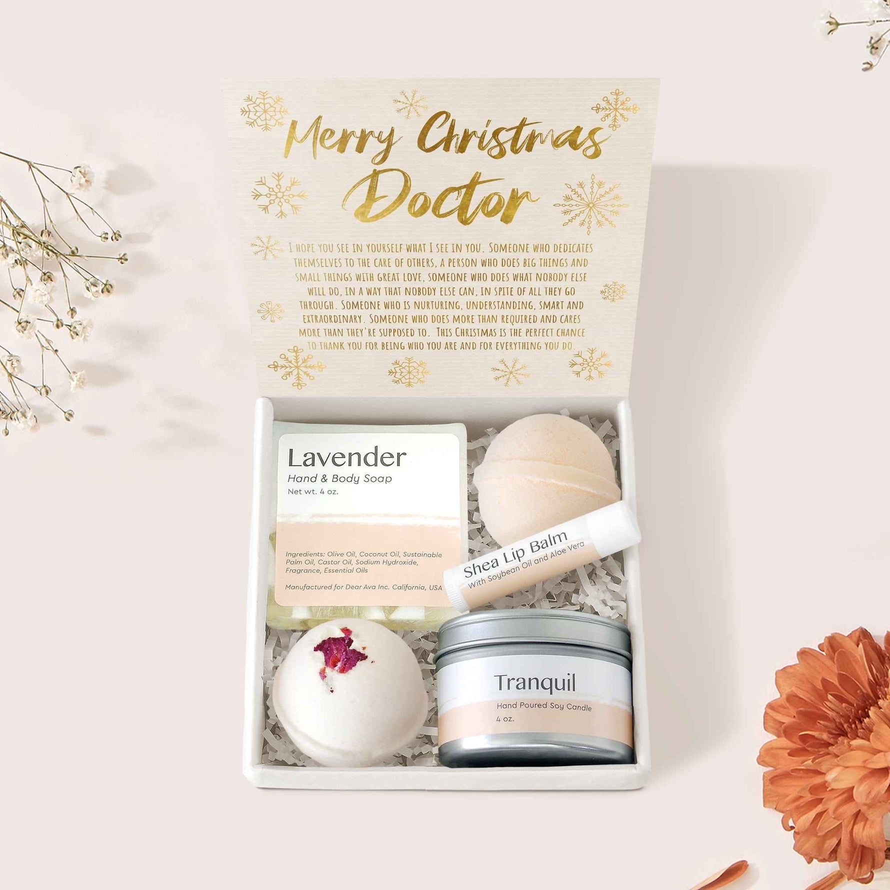 Christmas Gift for Doctor Spa Gift Box