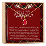 Christmas Gift for Girlfriend Gemstone Necklace