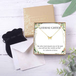 Christmas Gift for Goddaughter Butterfly Pendant Necklace