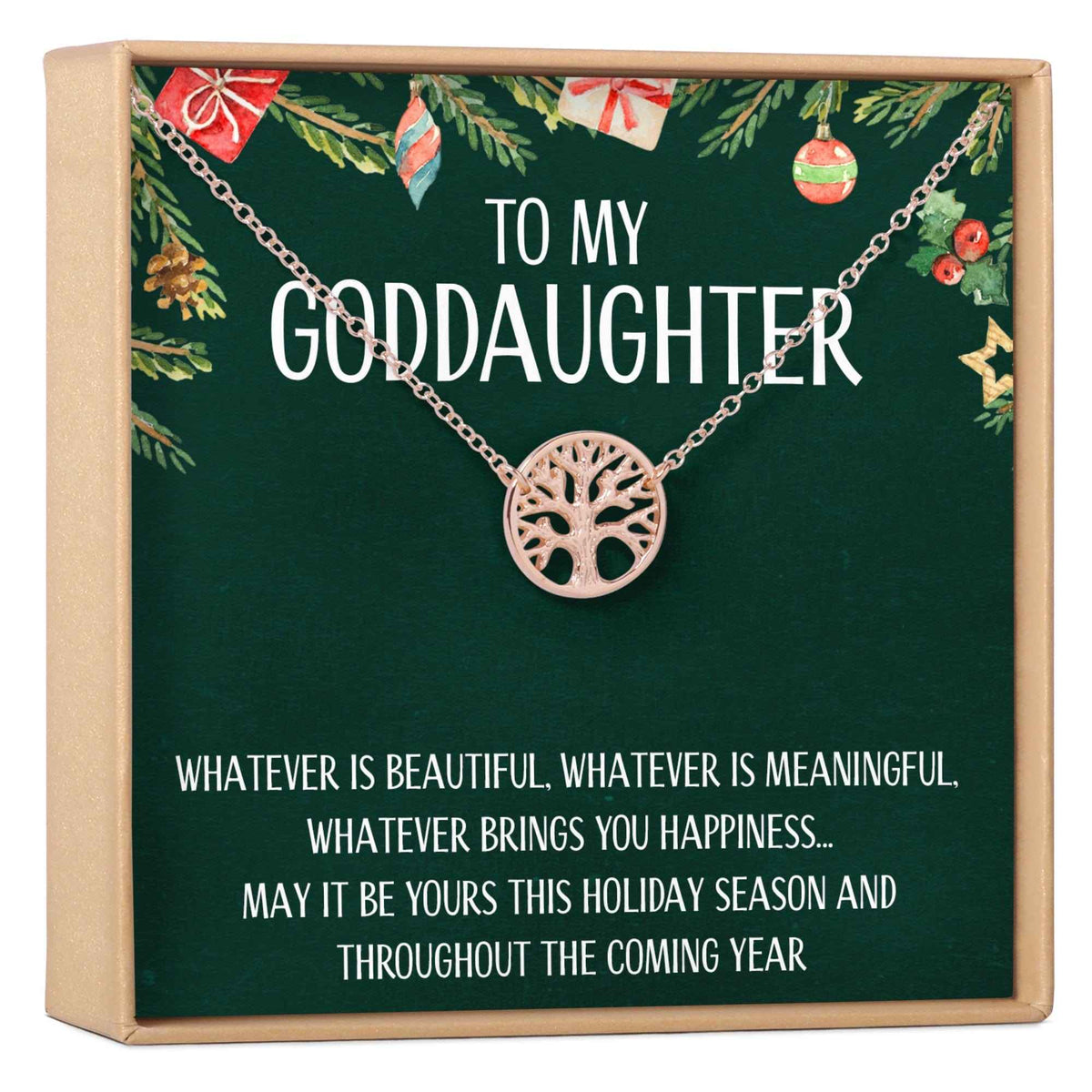 Christmas Gift for Goddaughter Necklace, Multiple Styles