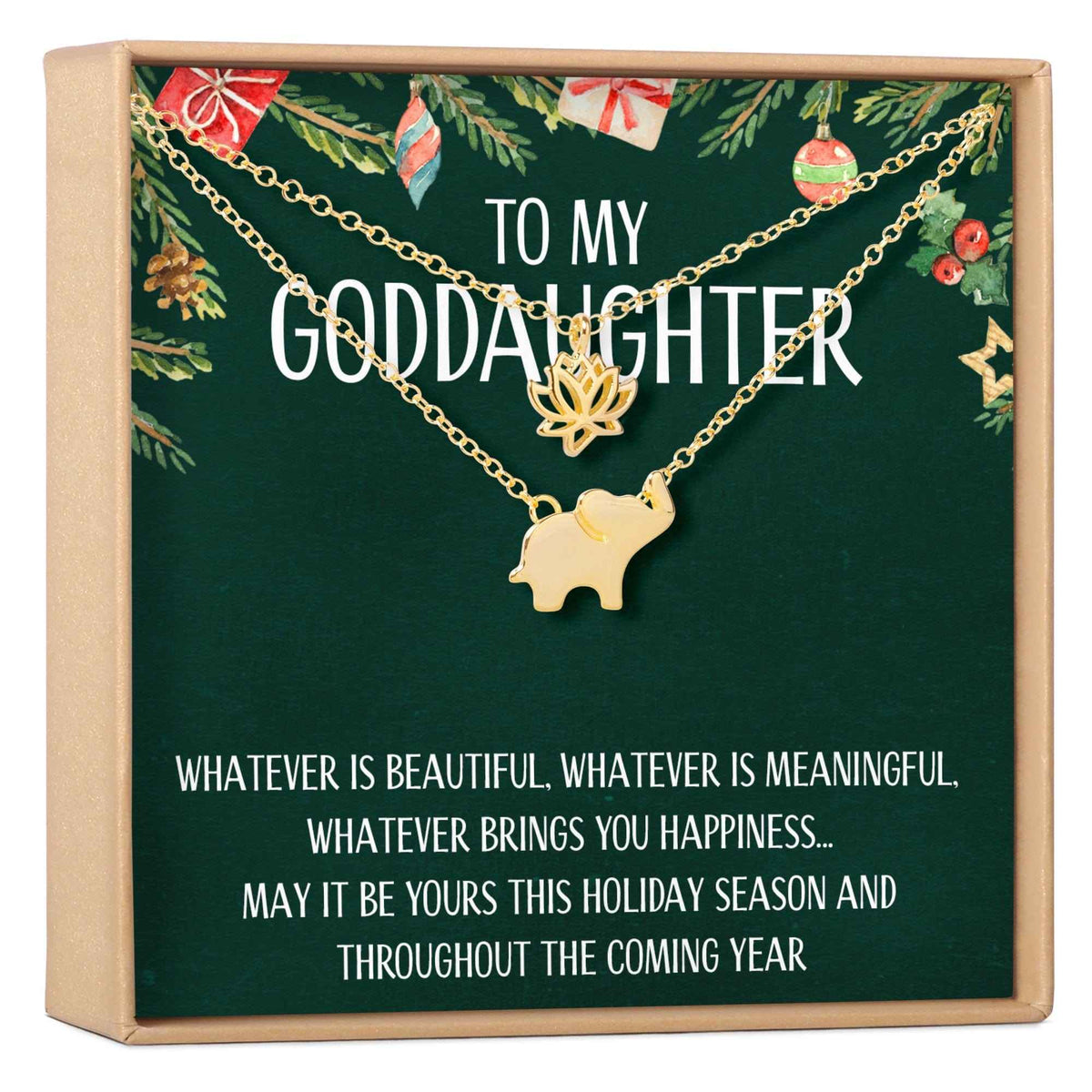 Christmas Gift for Goddaughter Necklace, Multiple Styles