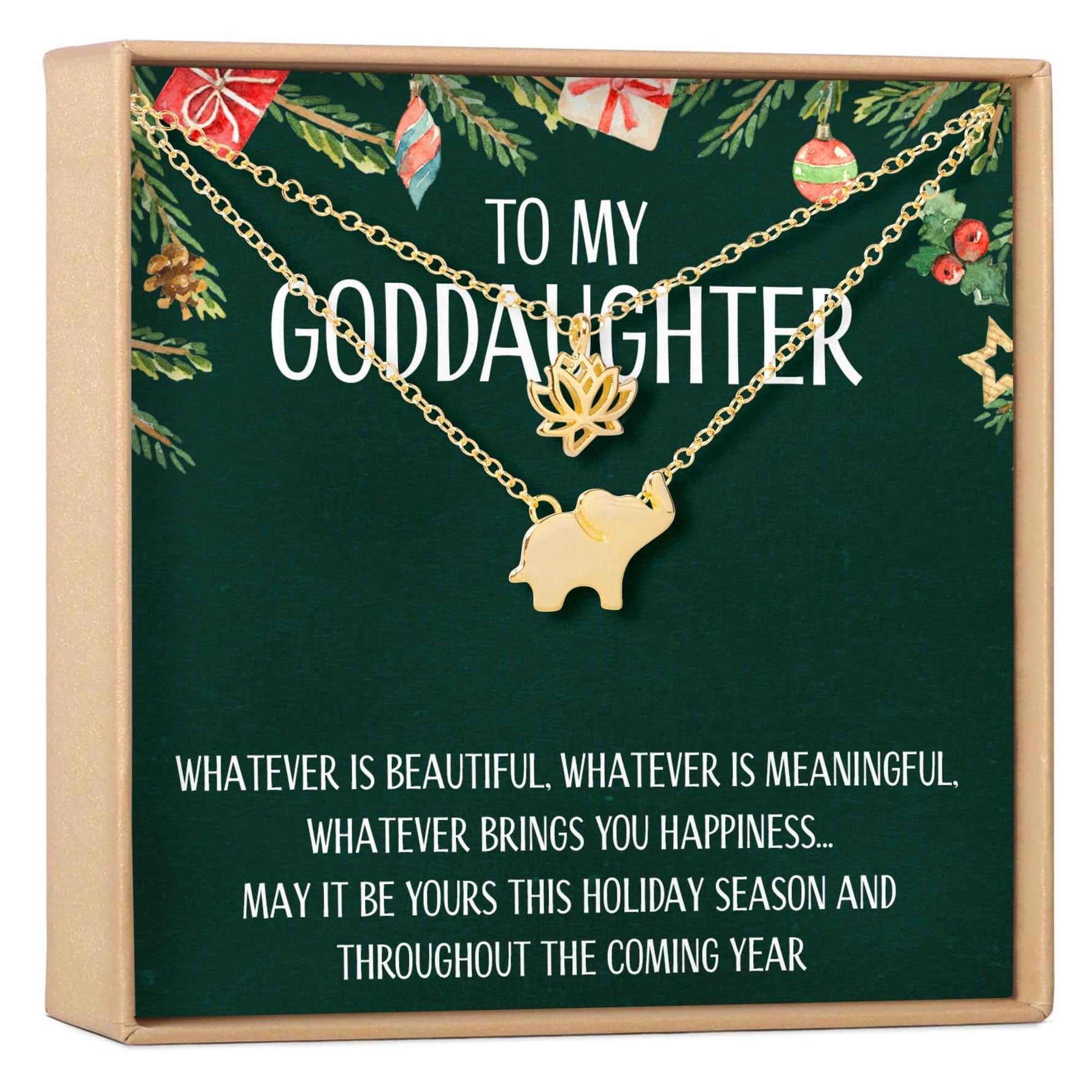 Christmas Gift for Goddaughter Necklace, Multiple Styles