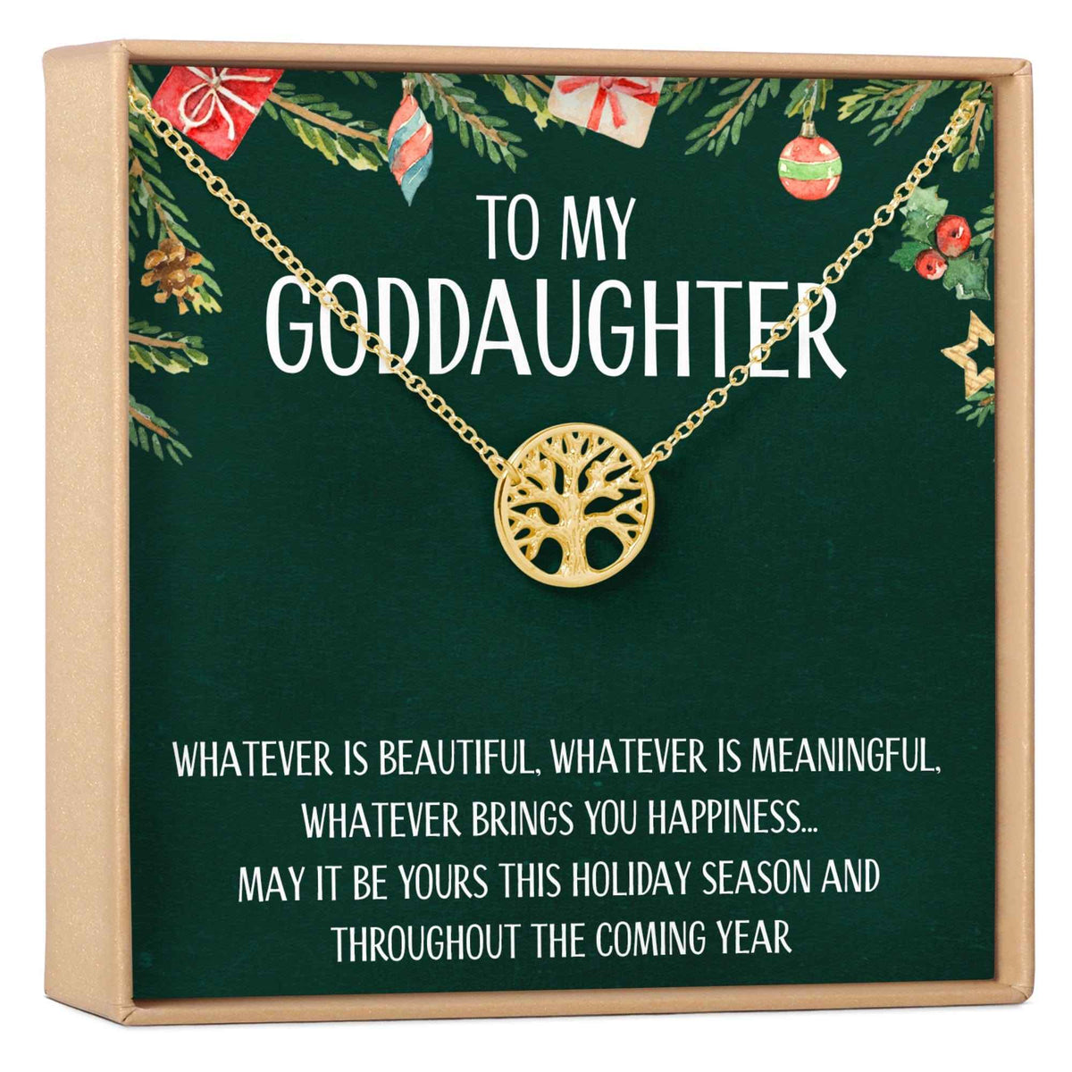 Christmas Gift for Goddaughter Necklace, Multiple Styles
