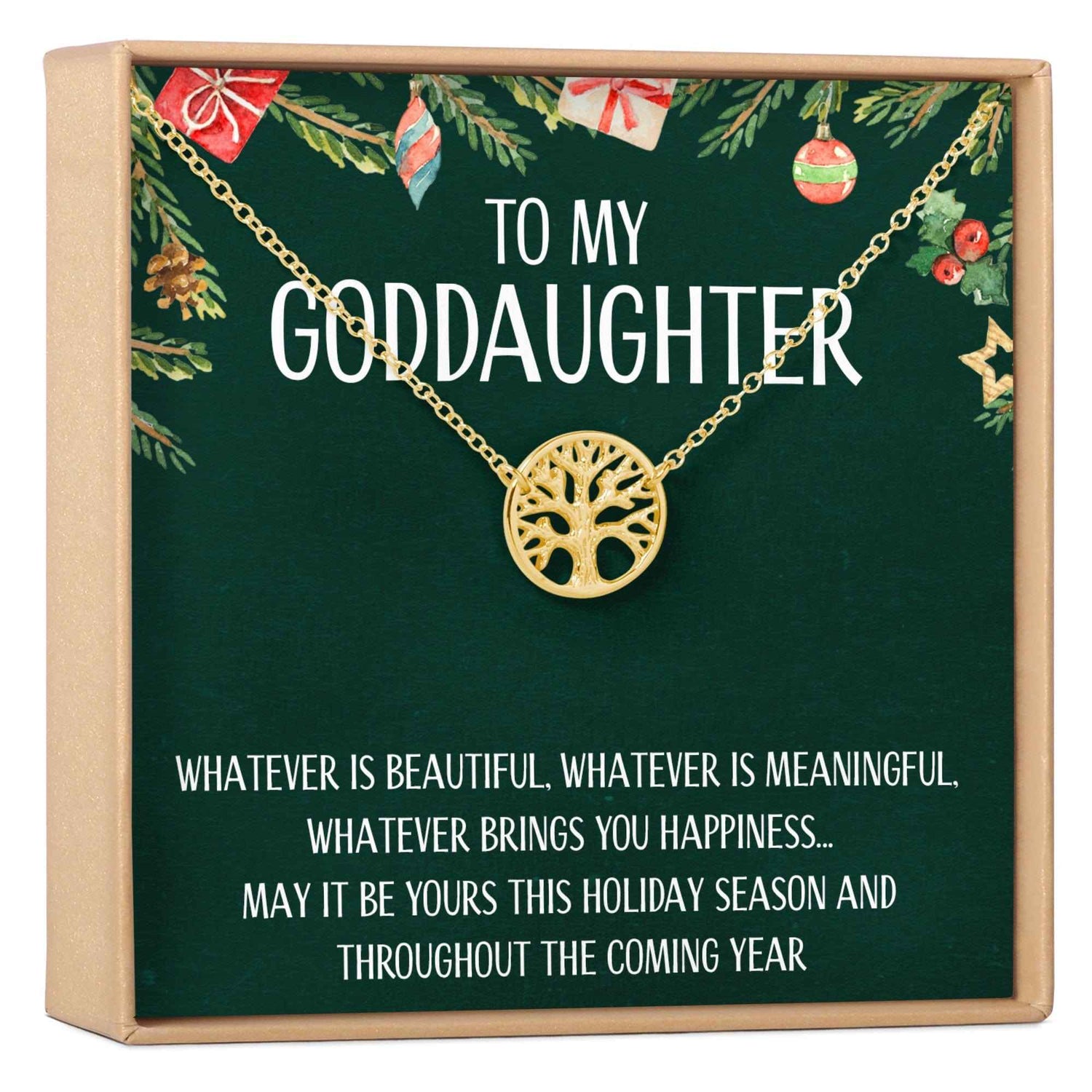Christmas Gift for Goddaughter Necklace, Multiple Styles