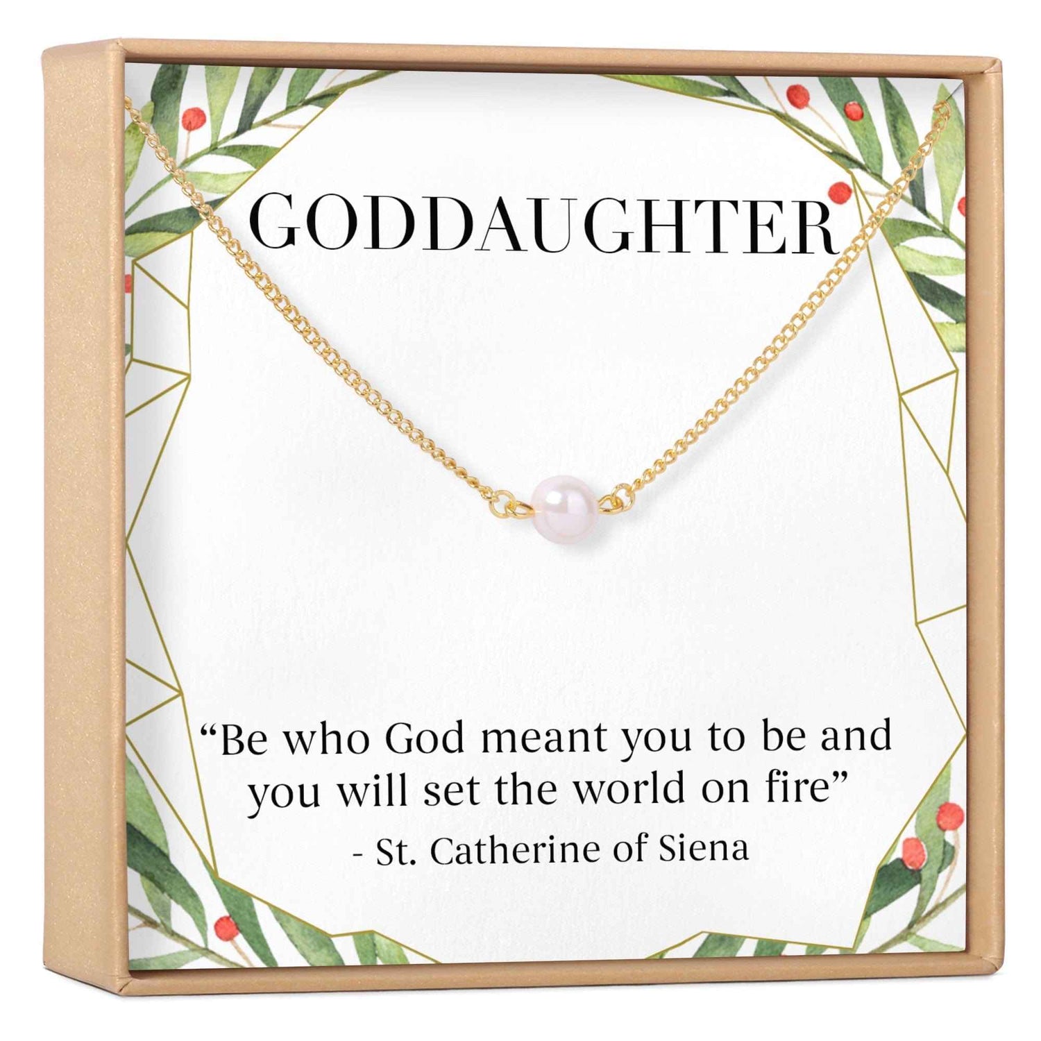 Christmas Gift for Goddaughter Pearl Necklace
