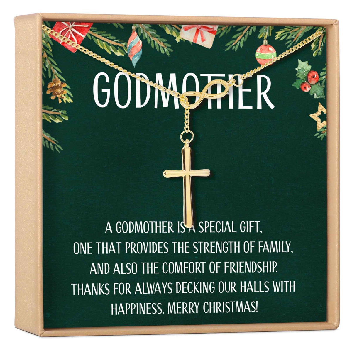 Christmas Gift for Godmother Necklace, Multiple Styles