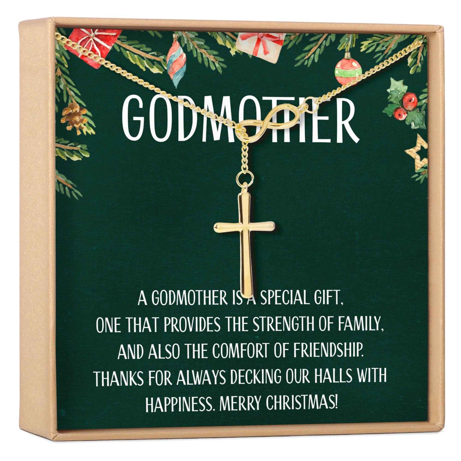 Christmas Gift for Godmother Necklace, Multiple Styles