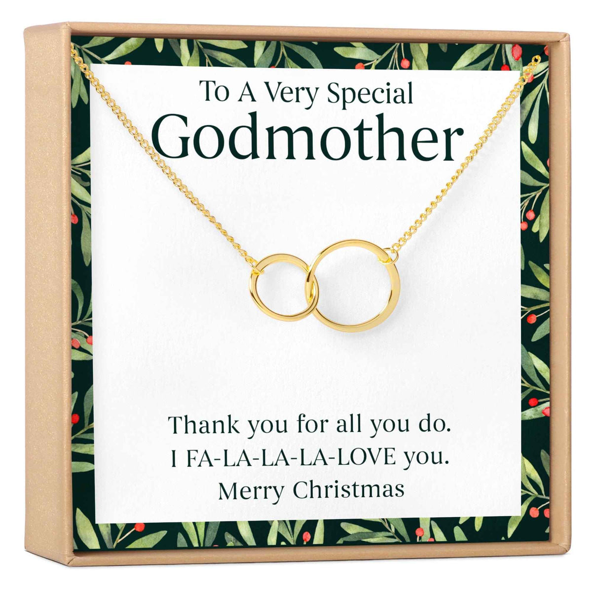 Christmas Gift for Godmother Necklace, Multiple Styles