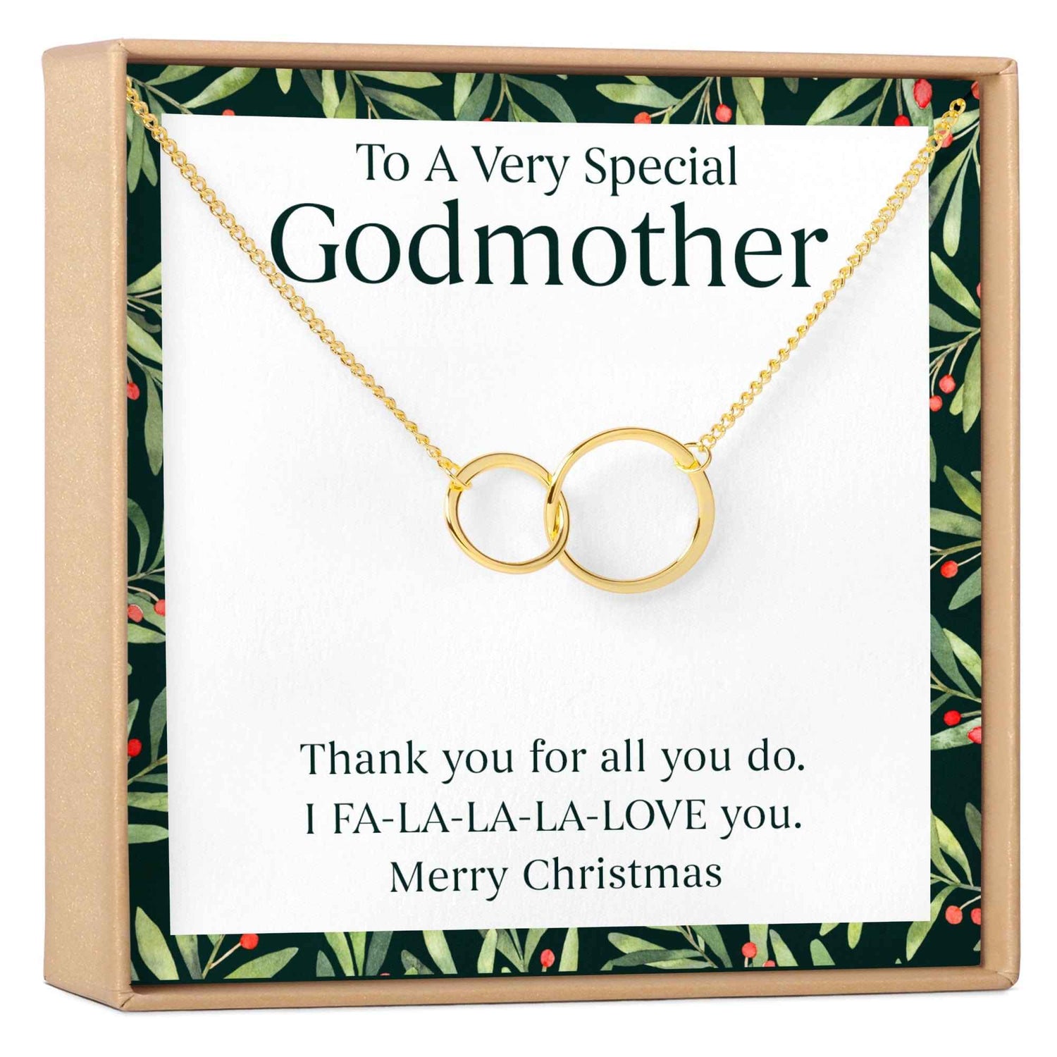 Christmas Gift for Godmother Necklace, Multiple Styles