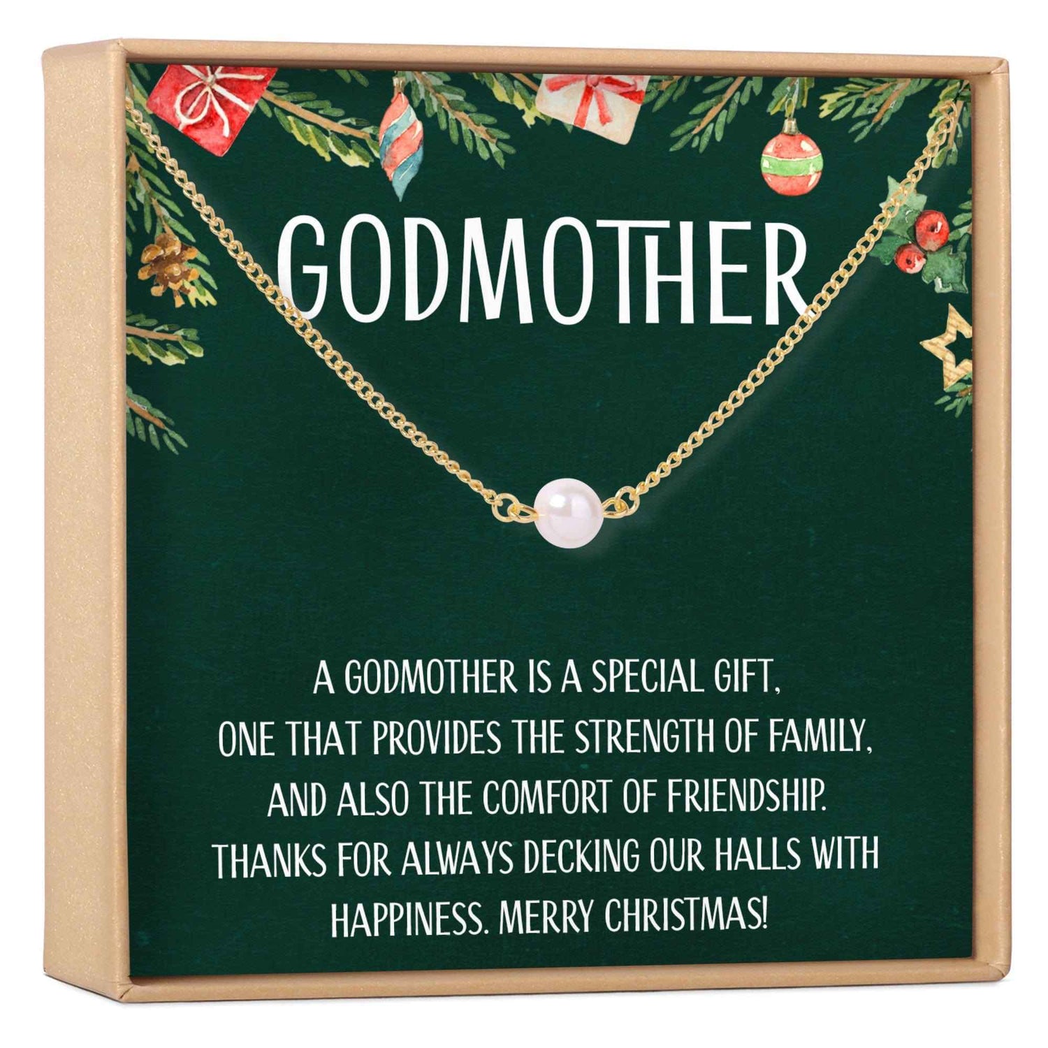 Christmas Gift for Godmother Necklace, Multiple Styles