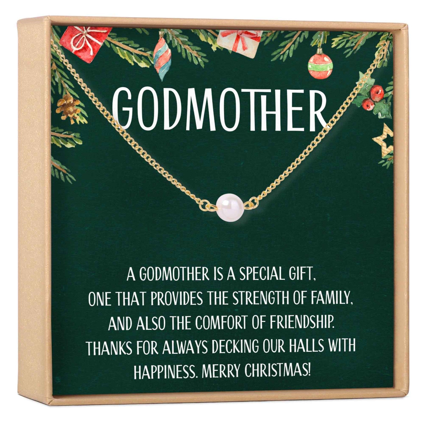 Christmas Gift for Godmother Necklace, Multiple Styles
