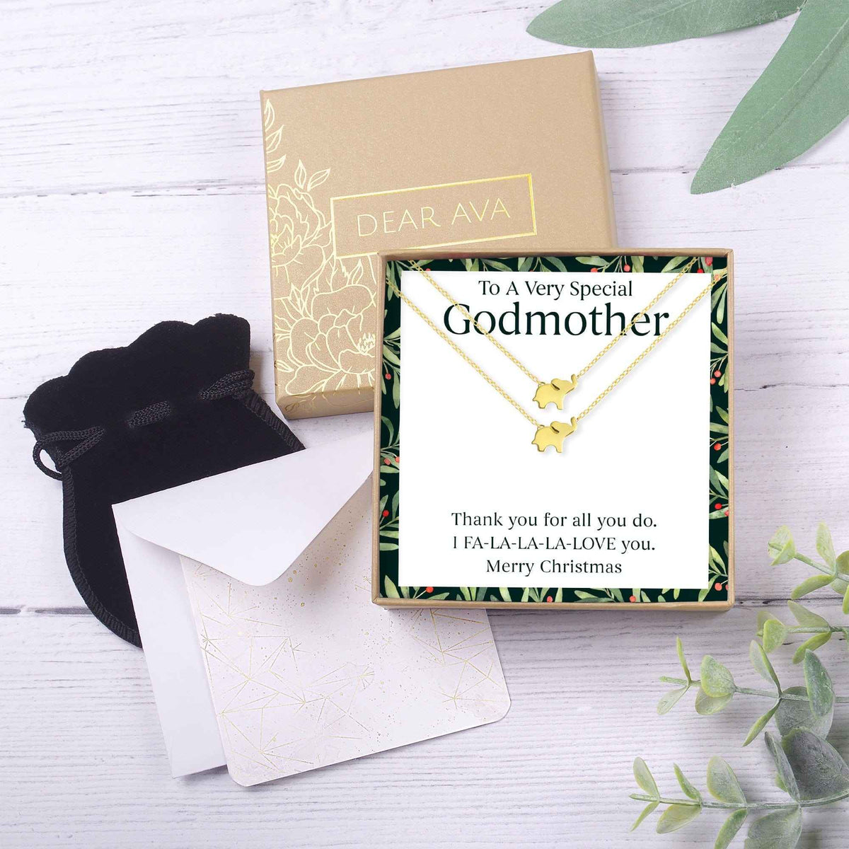 Christmas Gift for Godmother Necklace, Multiple Styles