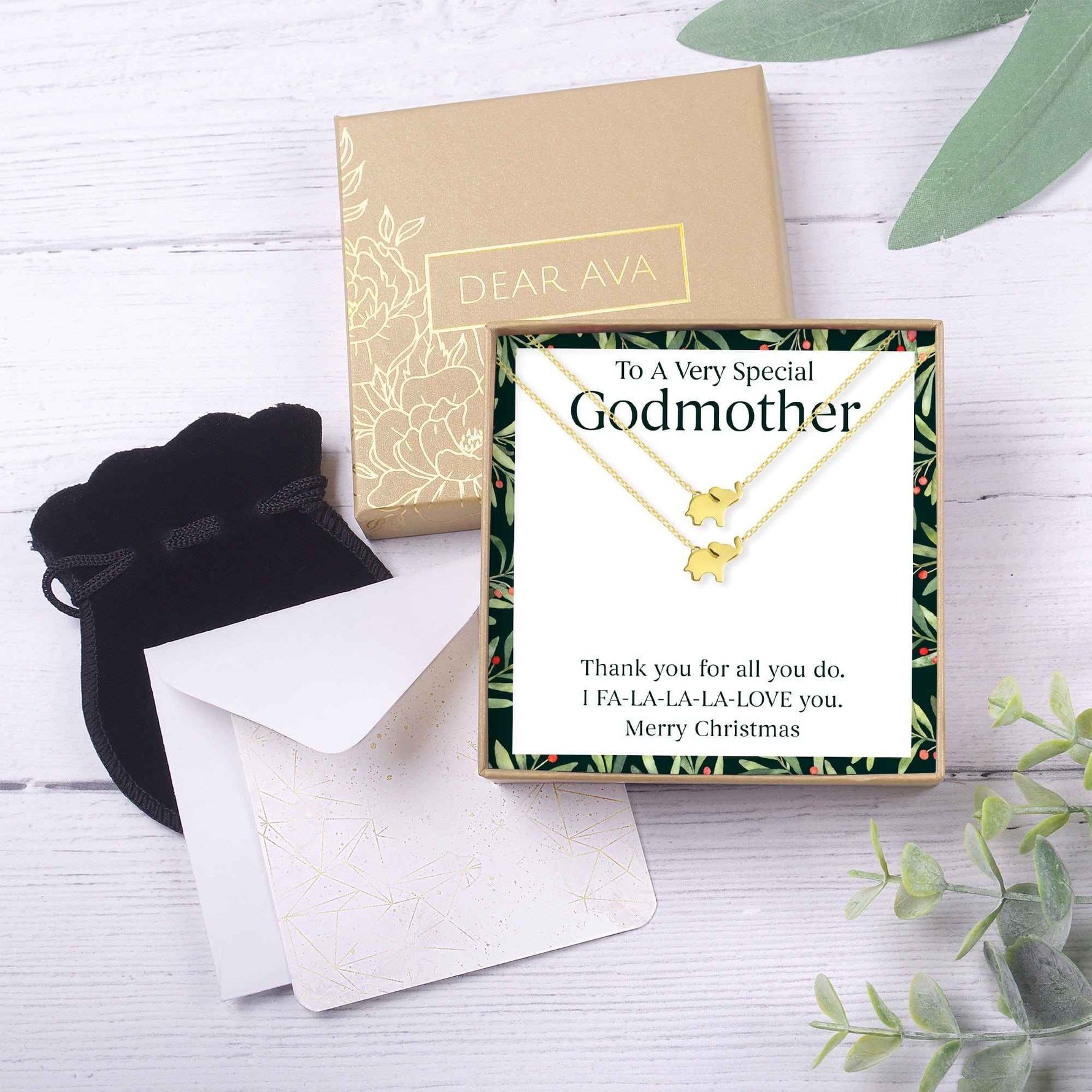 Christmas Gift for Godmother Necklace, Multiple Styles