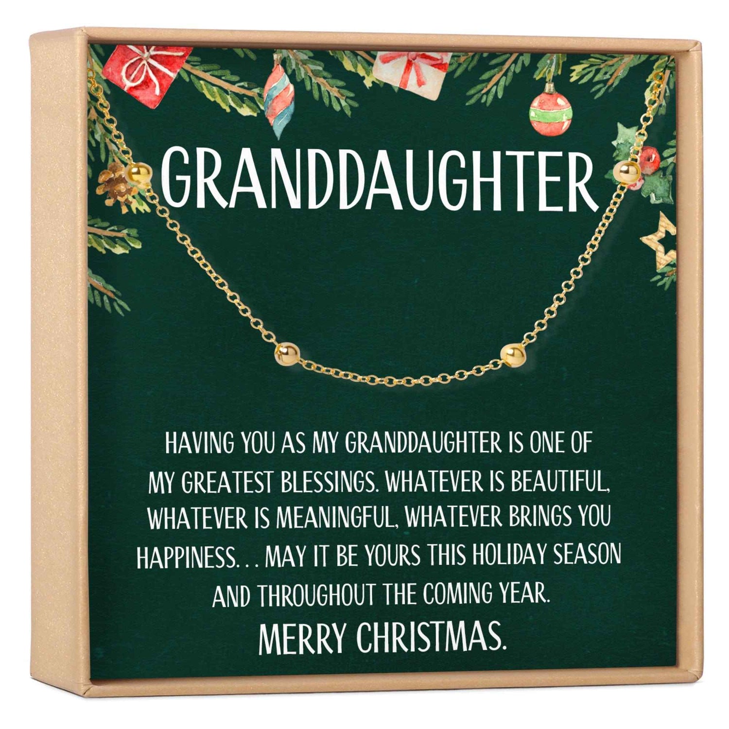 Christmas Gift for Granddaughter Dot Bracelet Bracelet