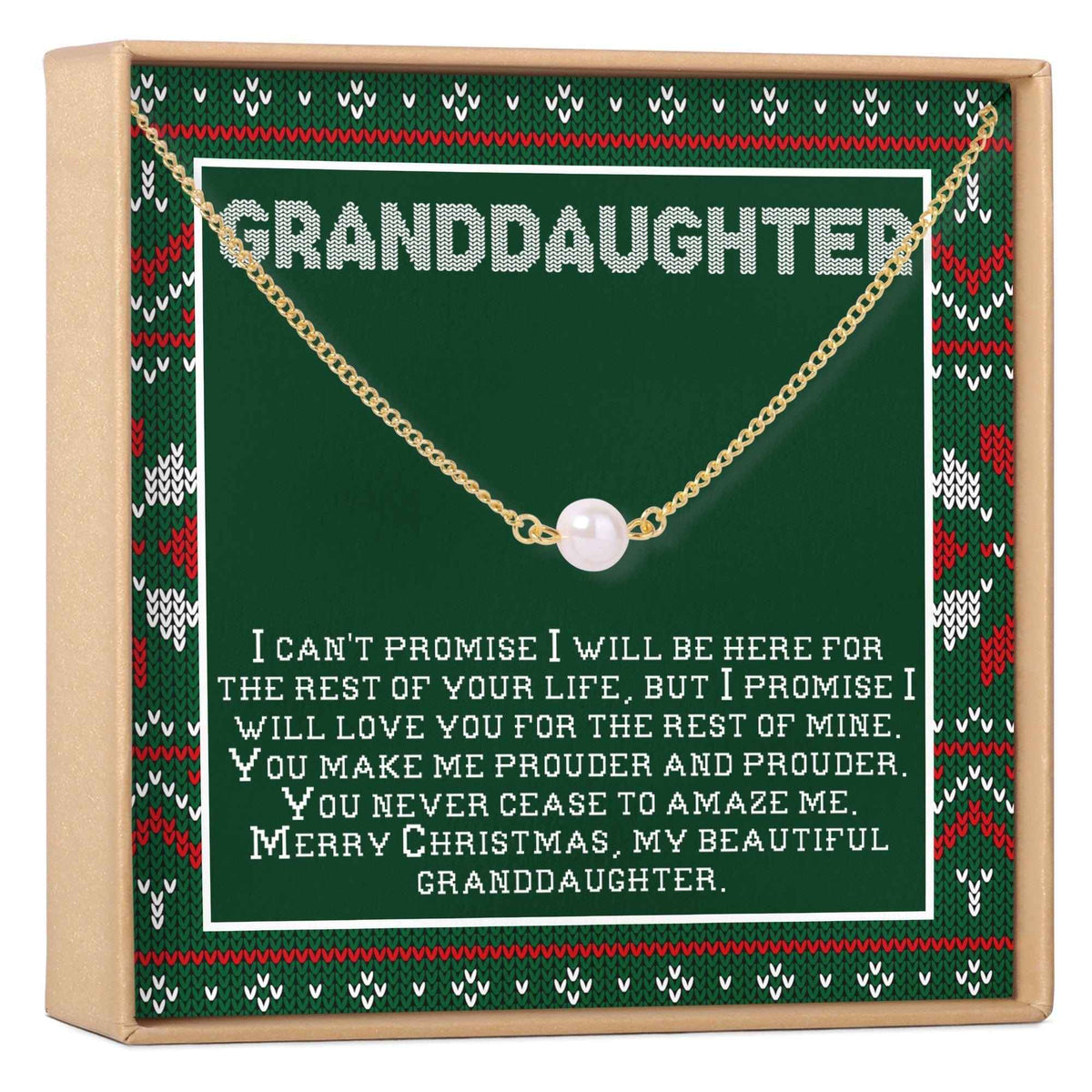 Christmas Gift for Granddaughter Necklace, Multiple Styles