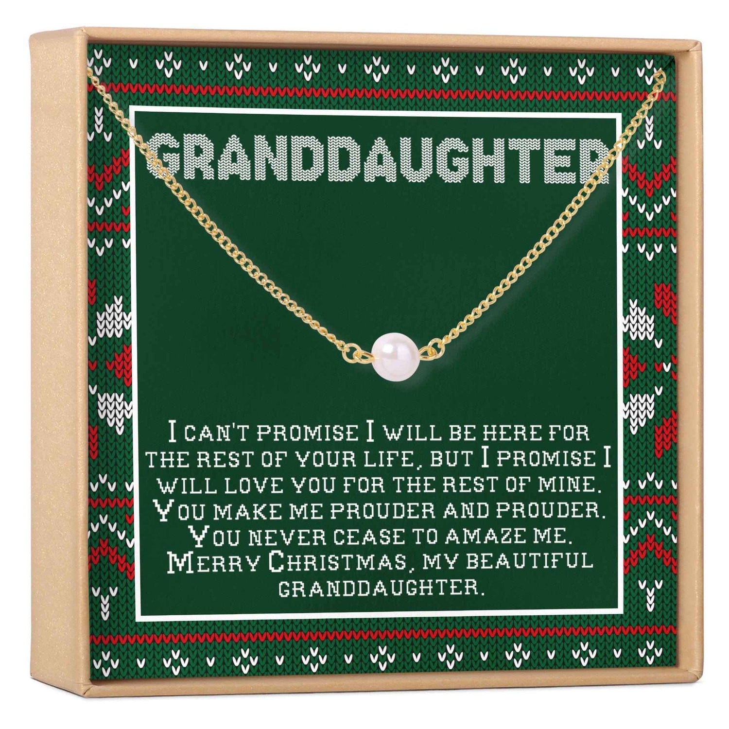 Christmas Gift for Granddaughter Necklace, Multiple Styles