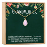 Christmas Gift for Grandmother Gemstone Necklace