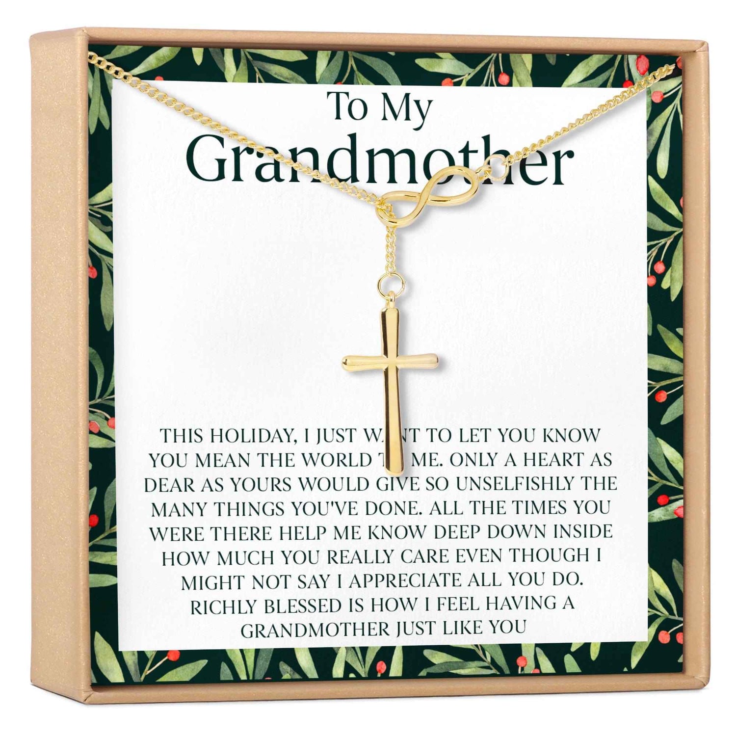 Christmas Gift for Grandmother Necklace, Multiple Styles