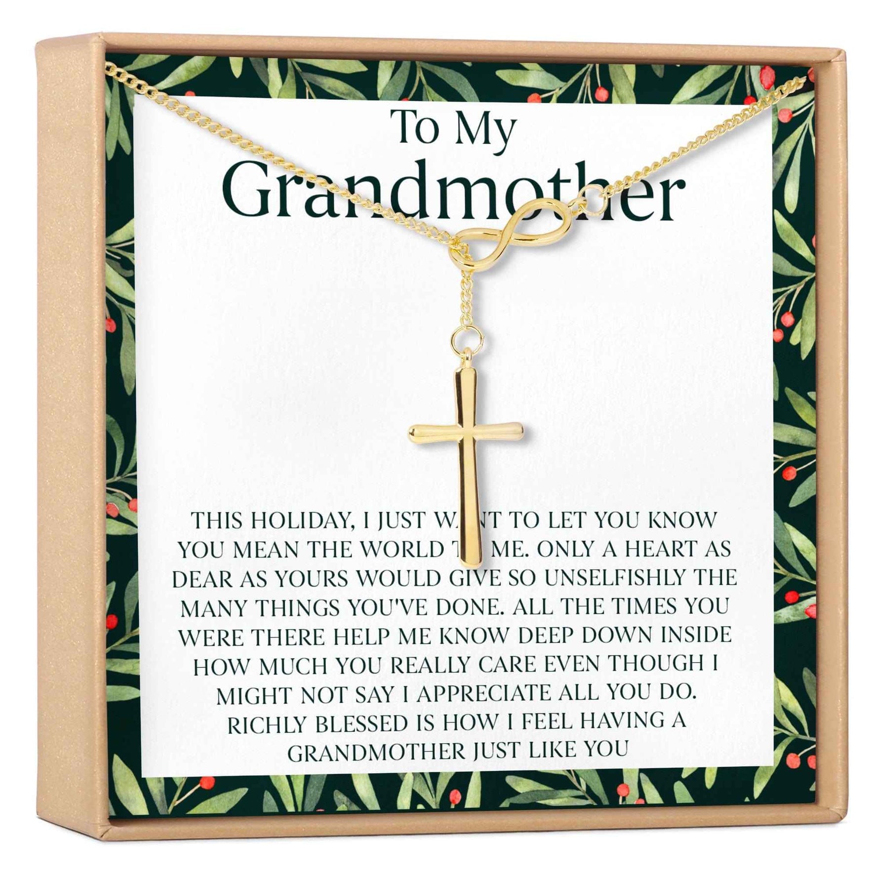 Christmas Gift for Grandmother Necklace, Multiple Styles