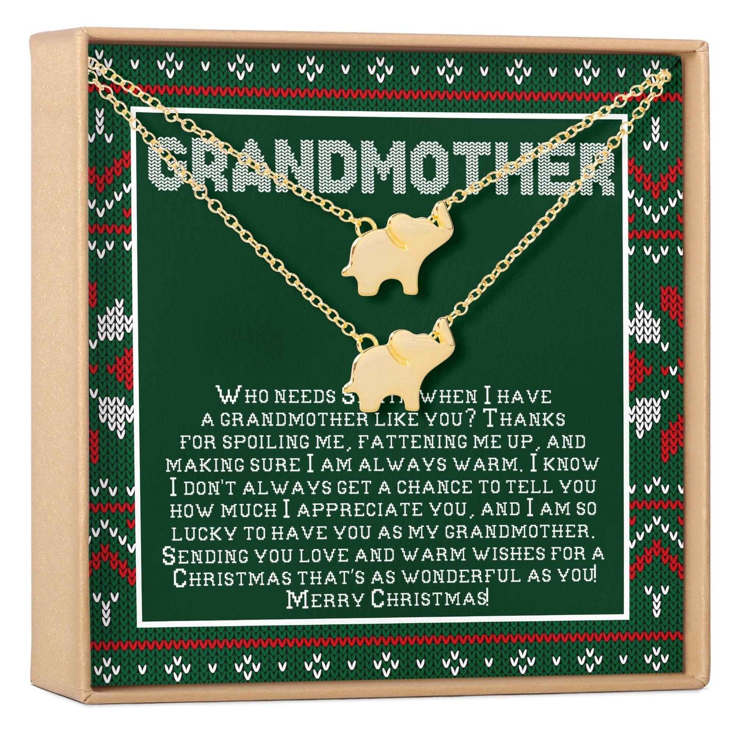 Christmas Gift for Grandmother Necklace, Multiple Styles