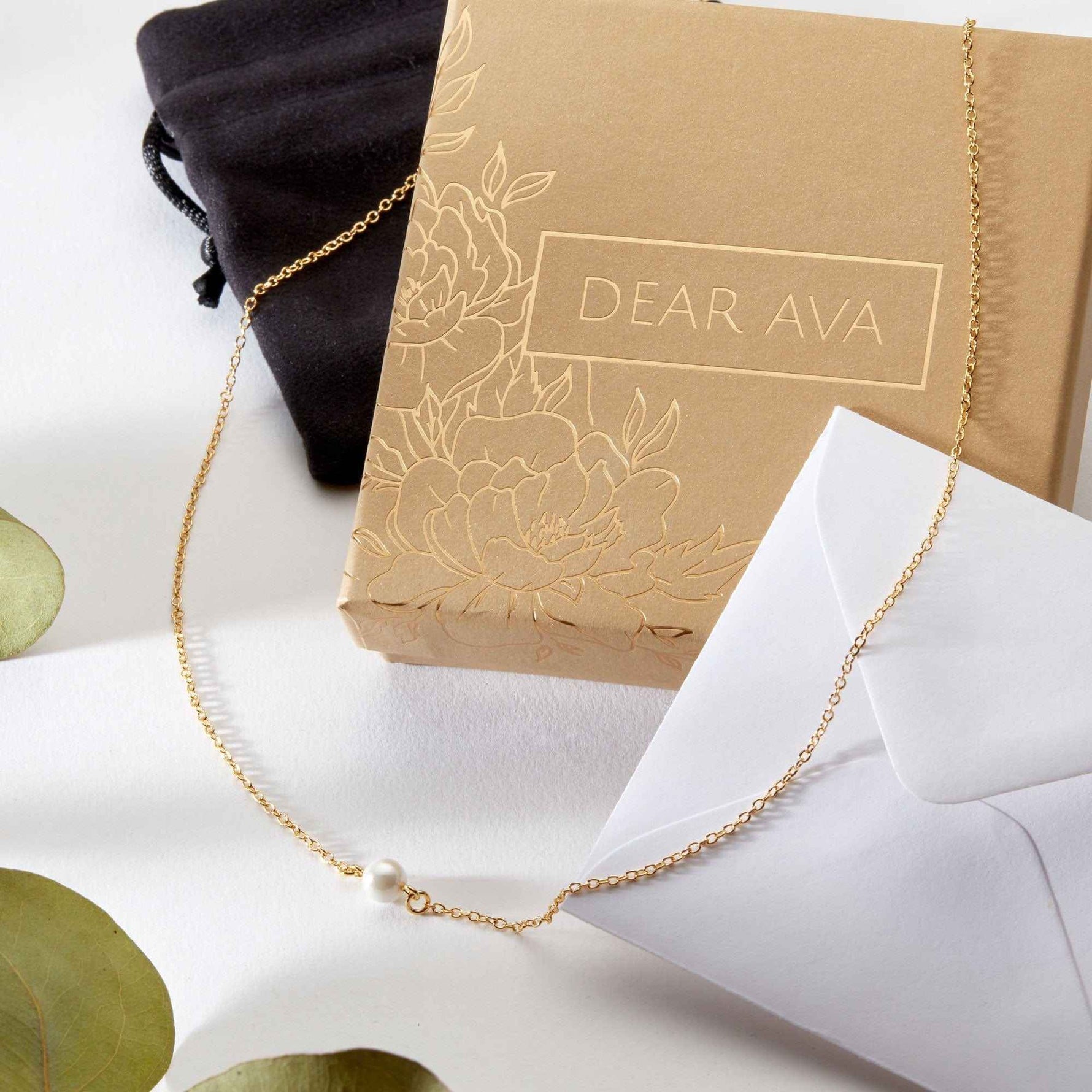 Christmas Gift for Mom Pearl Necklace
