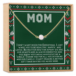 Christmas Gift for Mom Pearl Necklace