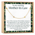 Christmas Gift for Mother in Law Dot Bracelet Bracelet