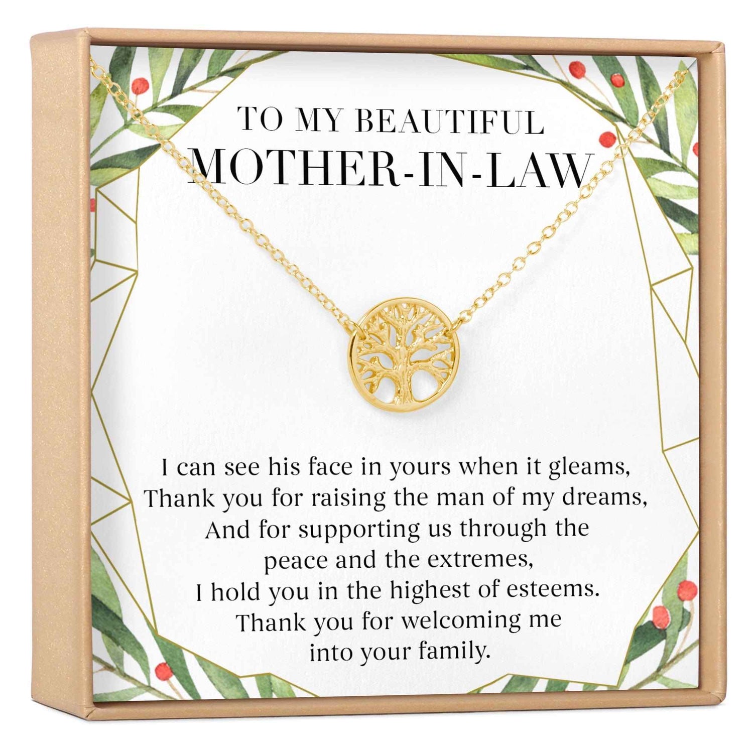 Christmas Gift for Mother in Law Necklace, Multiple Styles