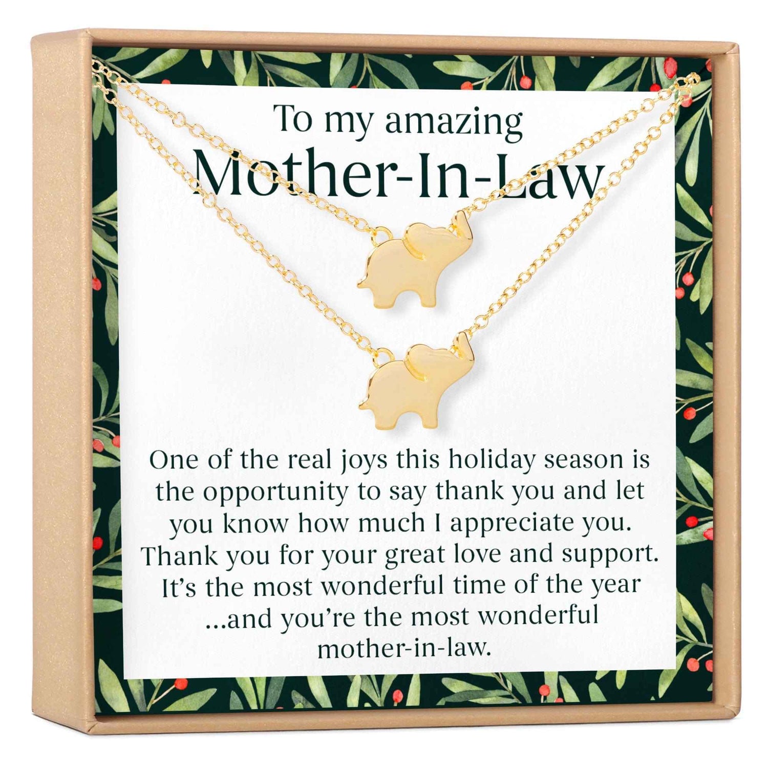 Christmas Gift for Mother in Law Necklace, Multiple Styles