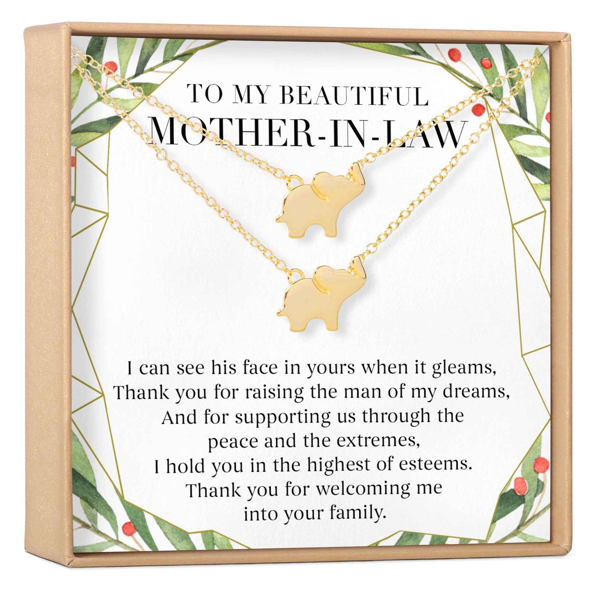 Christmas Gift for Mother in Law Necklace, Multiple Styles