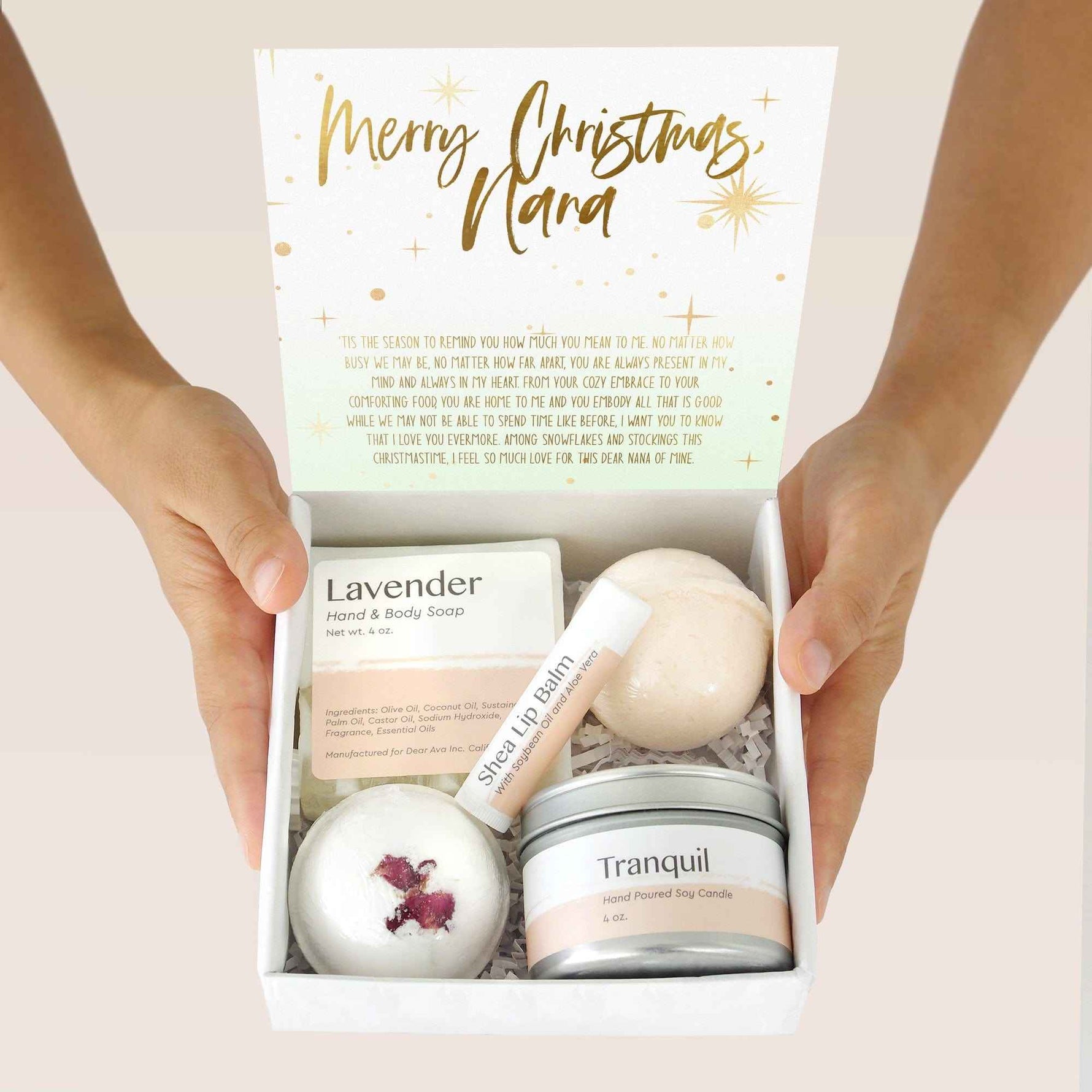 Christmas Gift For Nana Compass Necklace Gift Box Set