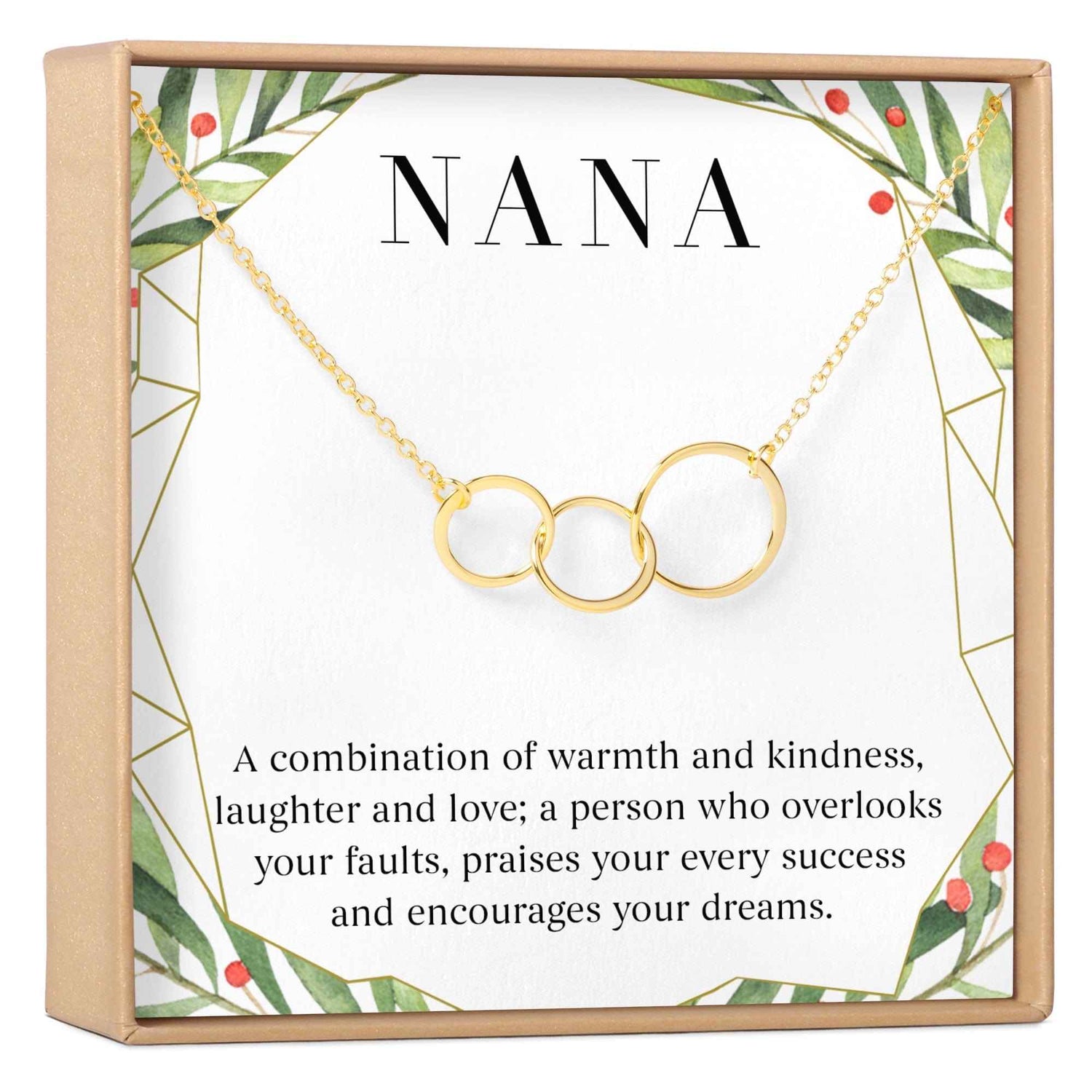 Christmas Gift For Nana Necklace, Multiple Styles