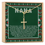 Christmas Gift For Nana Necklace, Multiple Styles