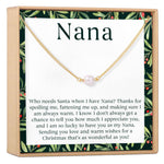 Christmas Gift For Nana Necklace, Multiple Styles