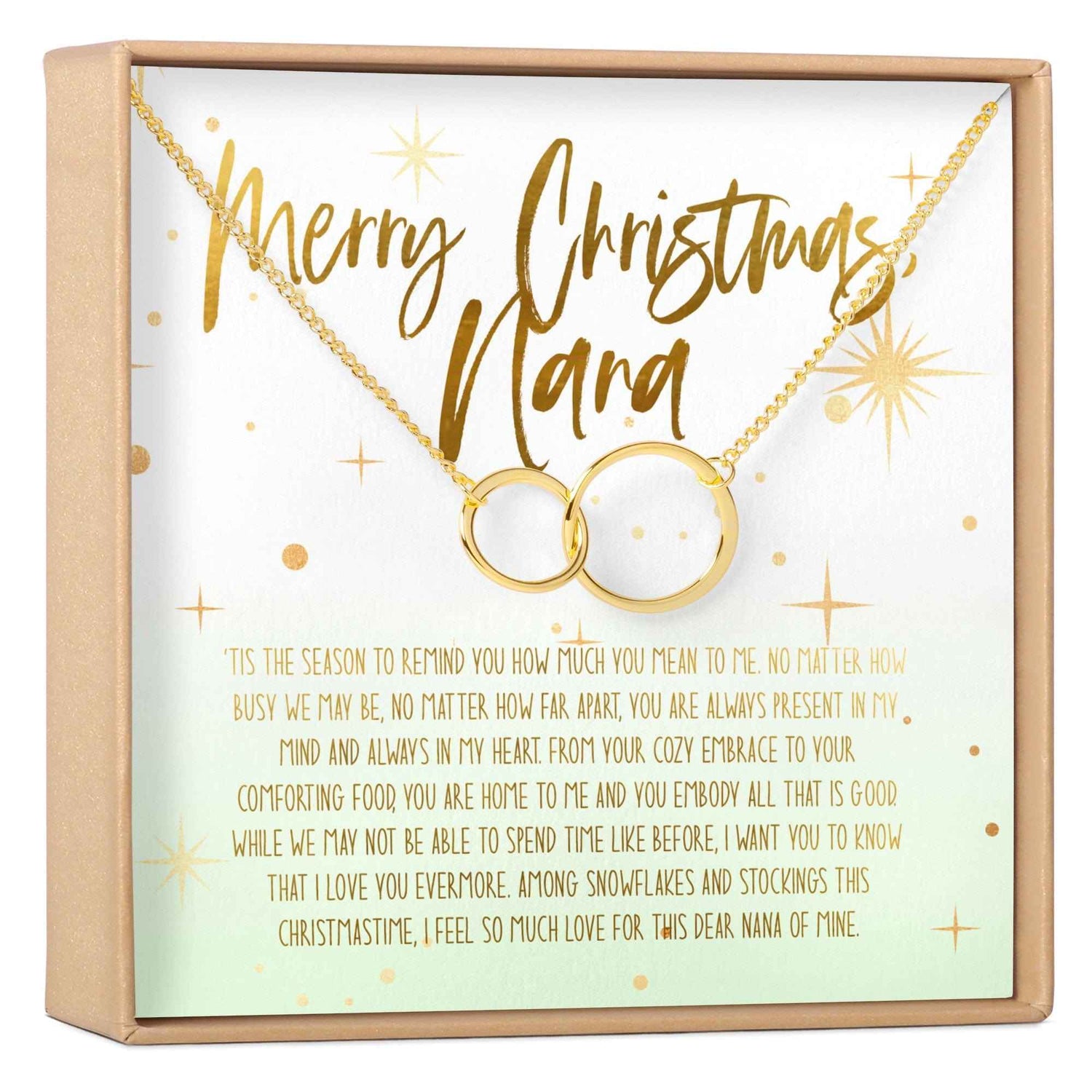 Christmas Gift For Nana Necklace, Multiple Styles