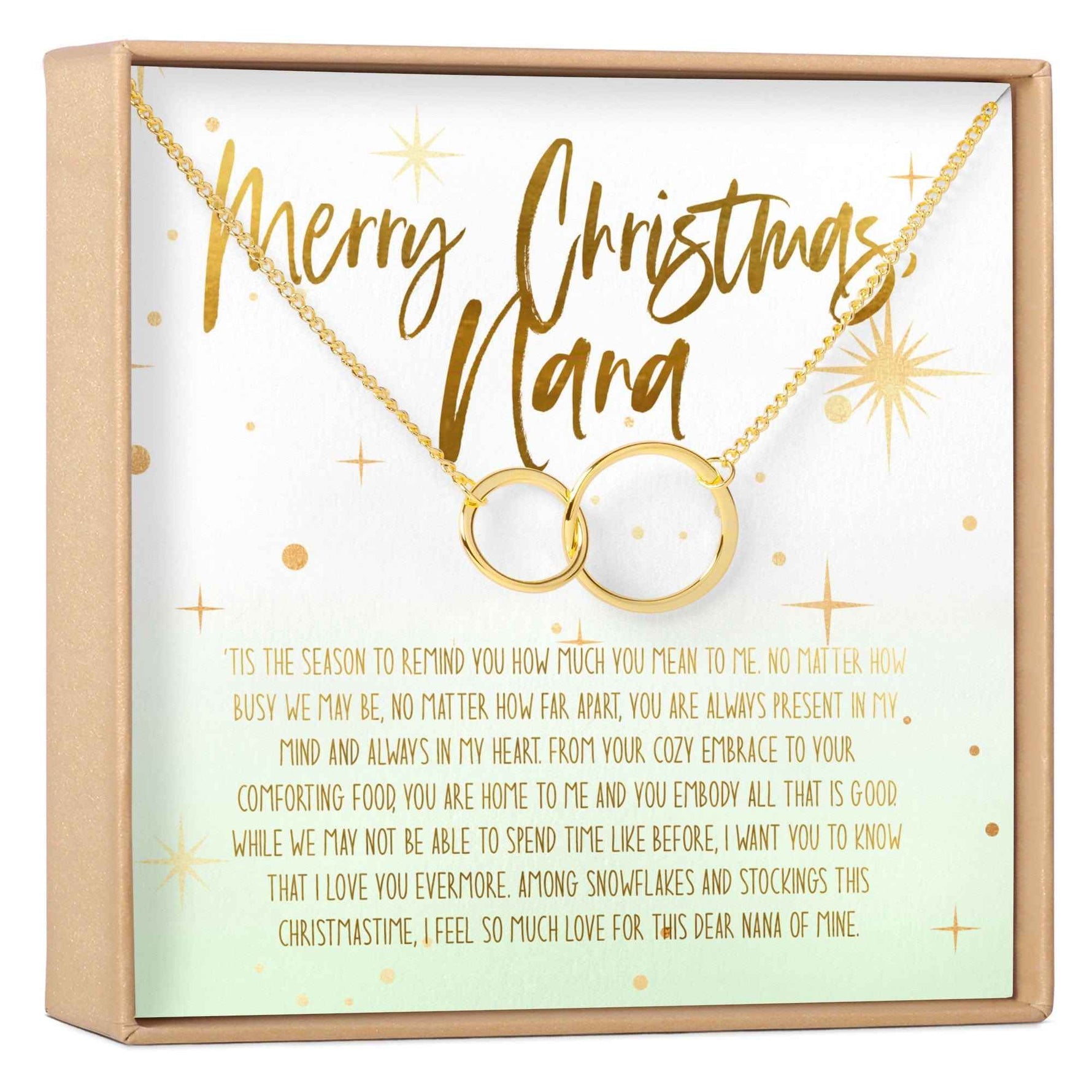 Christmas Gift For Nana Necklace, Multiple Styles