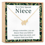 Christmas Gift for Niece Elephant Pendant Necklace