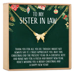 Christmas Gift for Sister-In-Law Butterfly Pendant Necklace