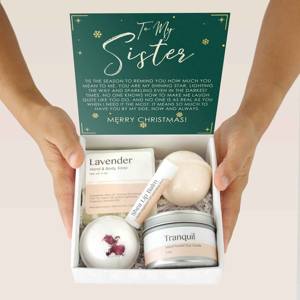 Christmas Gift for Sister Spa Gift Box